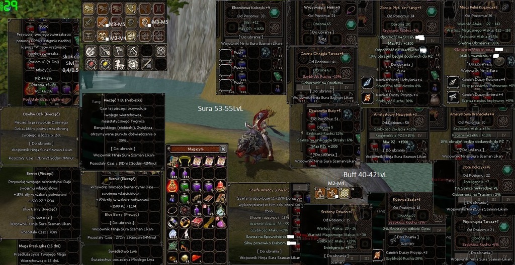 Metin 2 Tasmania Sura WP 53-55lvl +Eq Dropek 