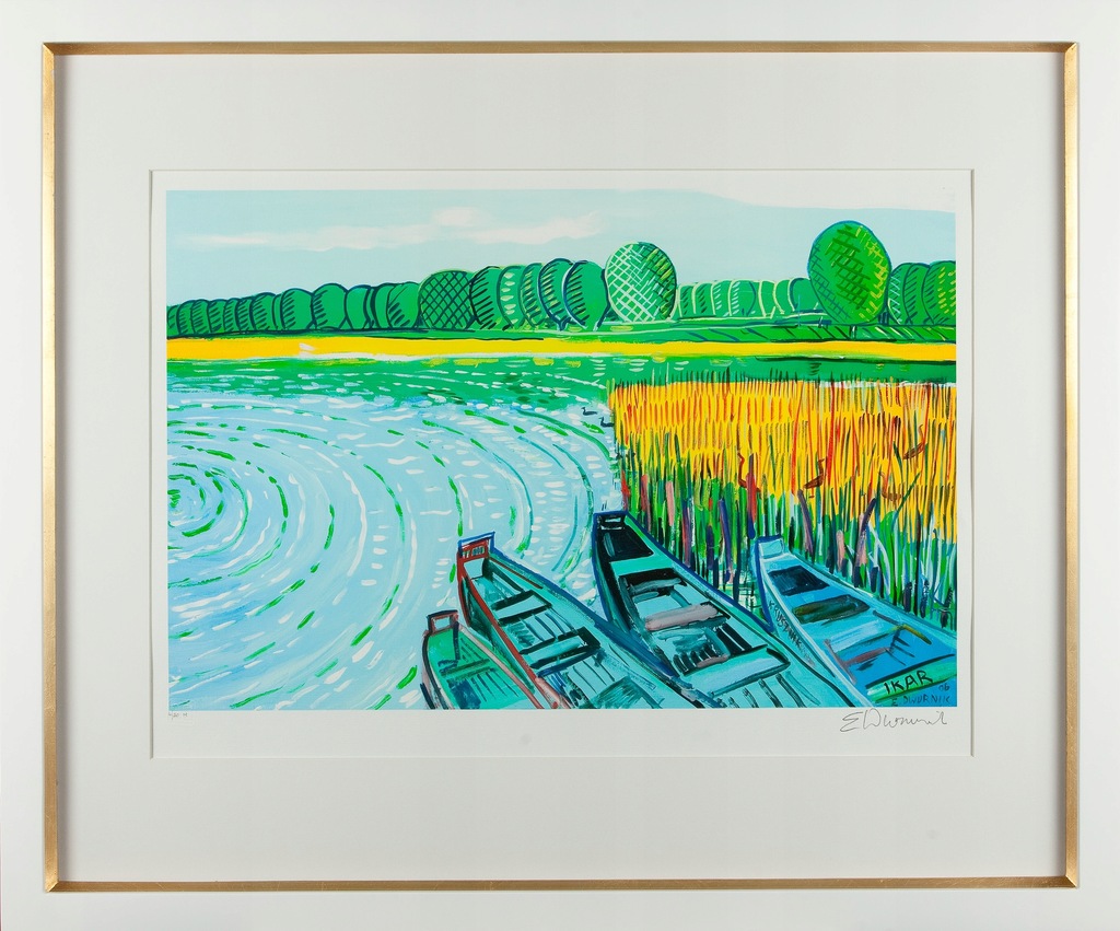 Ikar - Edward Dwurnik - grafika