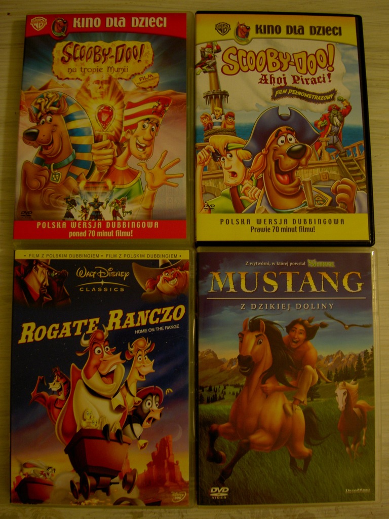 Bajki Disney/Dream Works/Pixar Ogromny wybór DVD!
