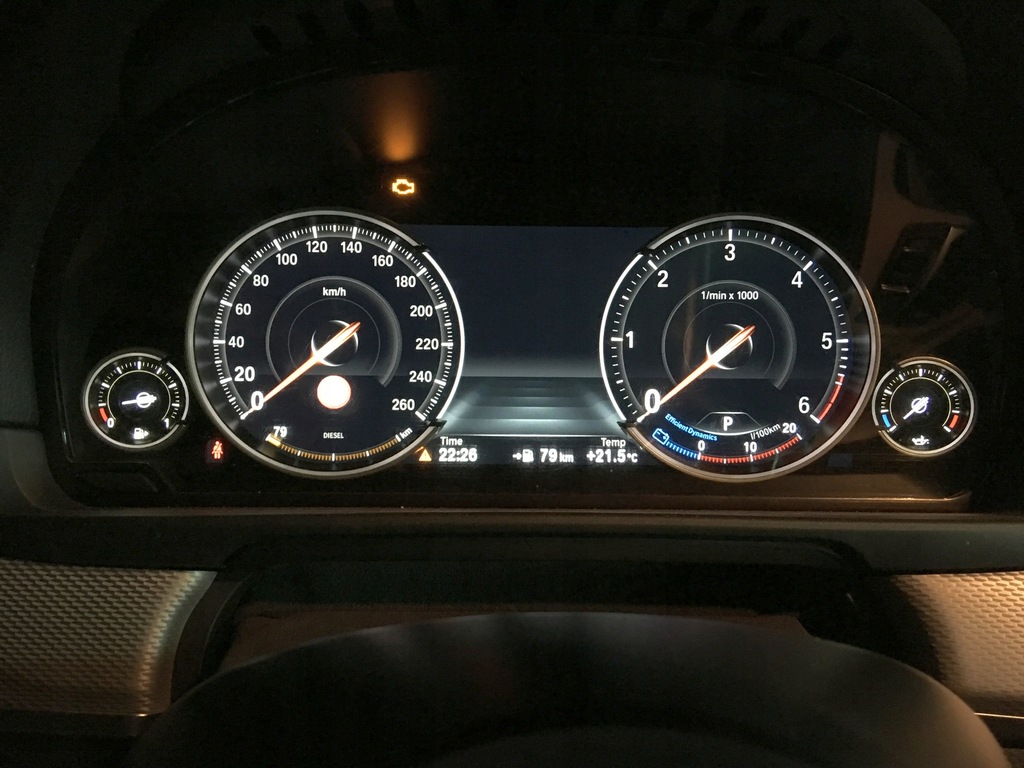 BMW 5 F10 LICZNIK ZEGARY 6WB FULL LED 0 km