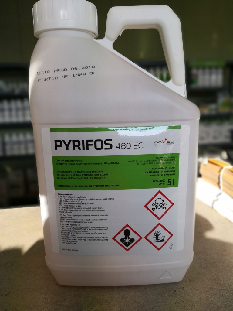 PYRIFOS 480 EC 5L INSEKTYCYD