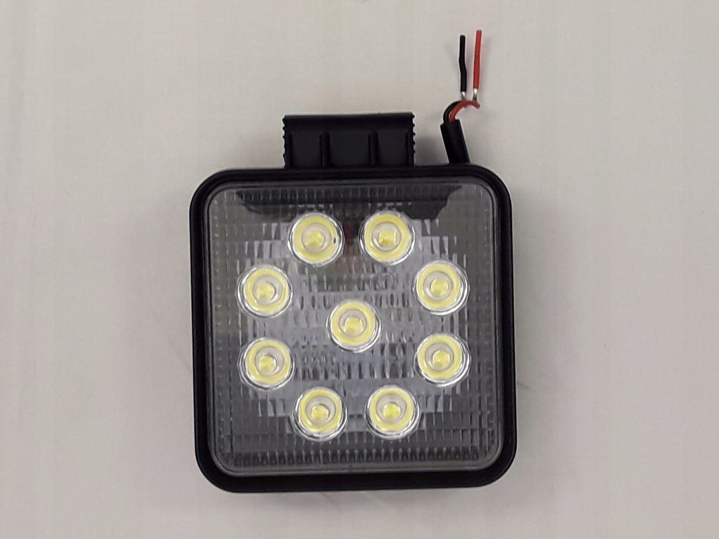 Lampa robocza LED kwadratowa 9x3W 12V/24V