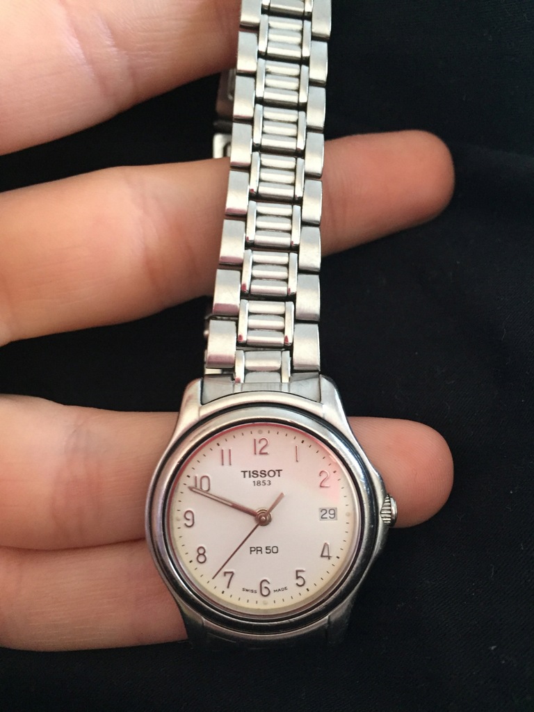 Zegarek damski tissot srebrny