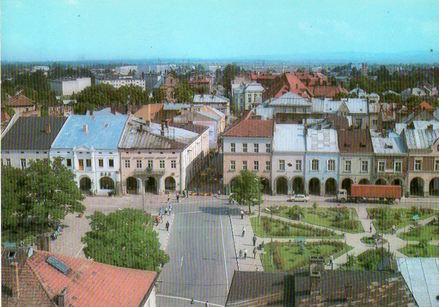 Krosno Panorama Pocztówka