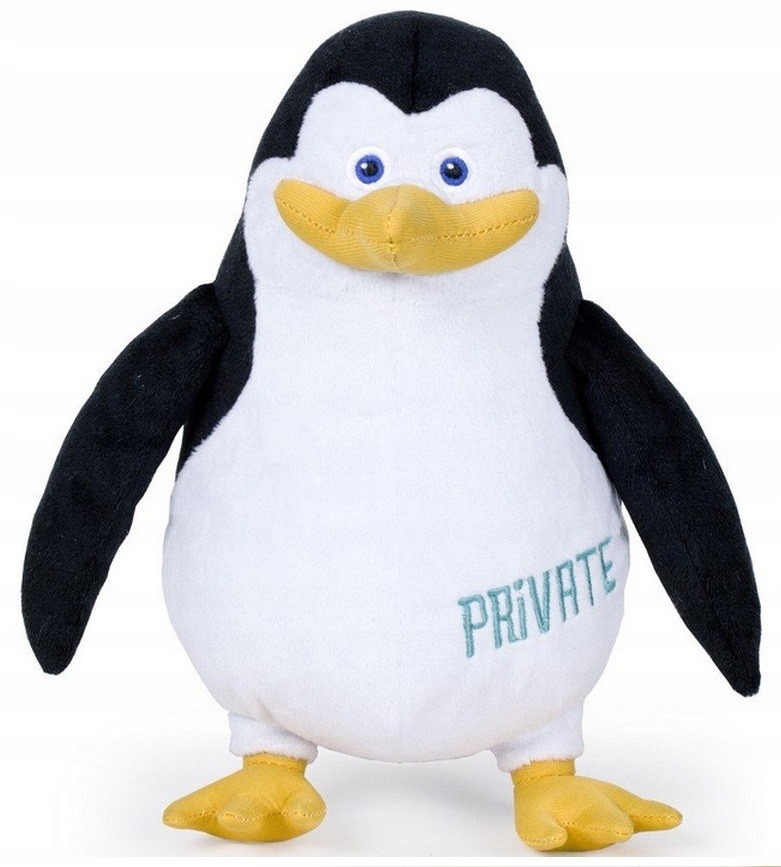 PINGWINY Z MADAGASKARU SZEREGOWY MASKOTKA 18cm LIC