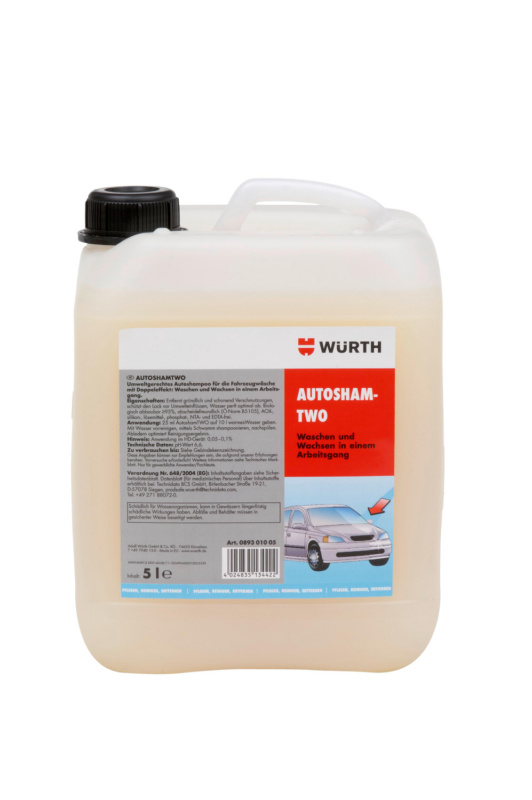 WURTH SZAMPON SAMOCHODOWY Z WOSKIEM AUTOSHAMTWO 5L
