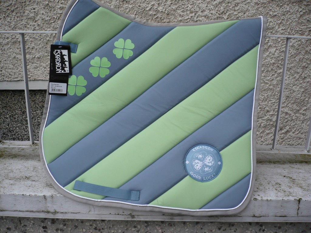 Czaprak Eskadron Nici Polo Pad Striped, mid blue/p