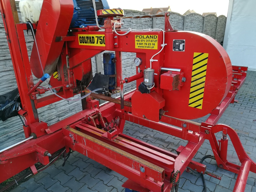 WOOD-MIZER TRAK TAŚMOWY ŁOŻE 10m 15kW HYDRAULIKA