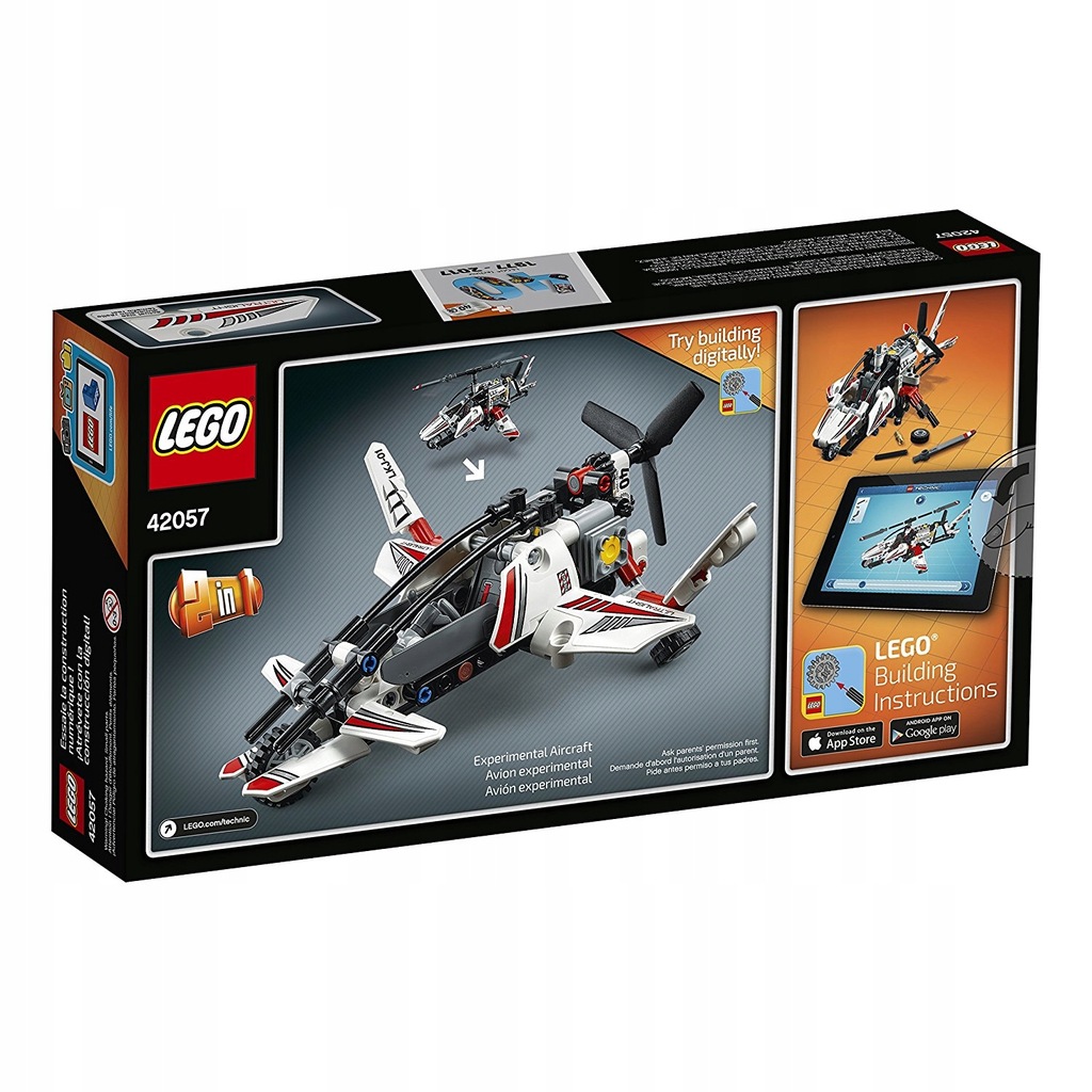 LEGO TECHNIC 42057 ULTRALEKKI HELIKOPTER - 7677800084 - oficjalne ...