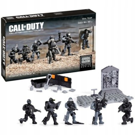 KLOCKI MEGA BLOKS CALL OF DUTY SEAL TEAM 151 EL