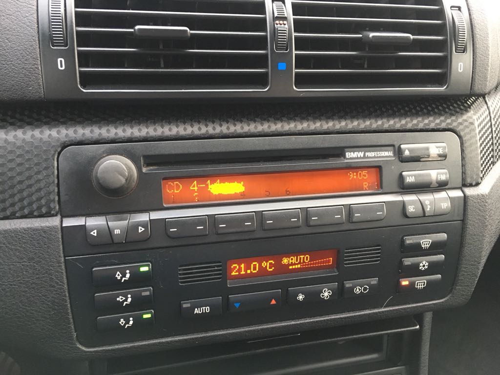 Bmw e46 radio PROFESSIONAL CD MP3 AUX BECKER BM54 7240432846