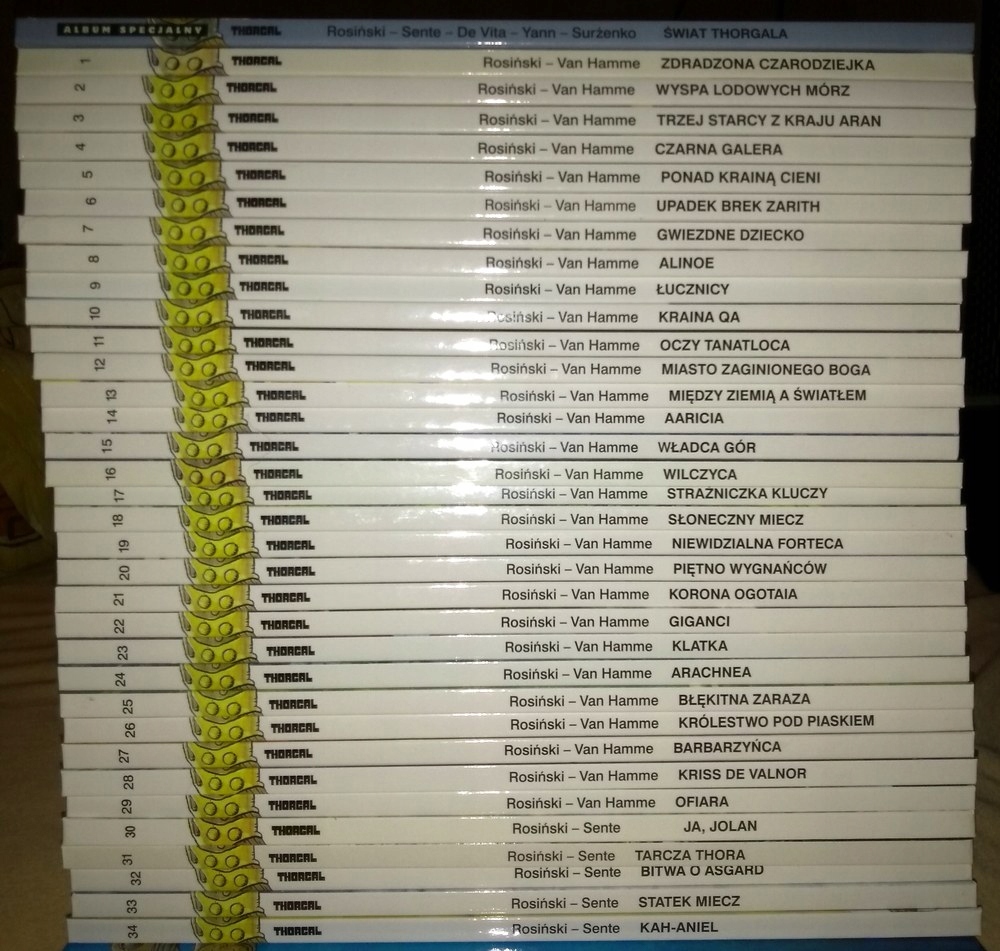 THORGAL pełna kolekcja 56 albumów EGMONT twarda op