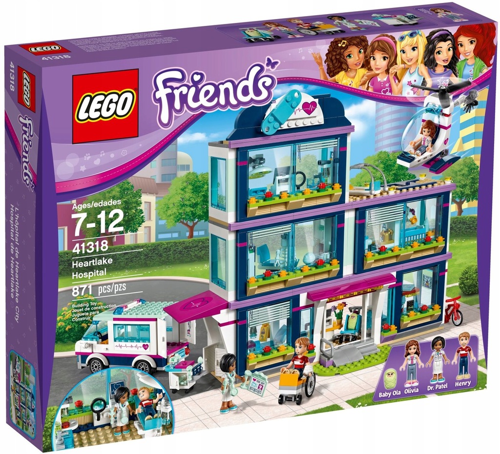 LEGO FRIENDS 41318 SZPITAL W HEARTLAKE POZNAŃ