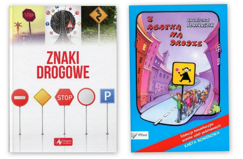 Znaki drogowe + Z Agatką na drodze Karta rowerowa