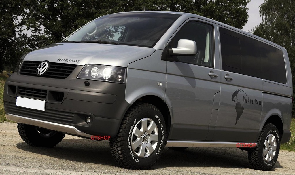 VW T5 ZESTAW PANAMERICANA DOKŁADKA + PROGI  GTSHOP