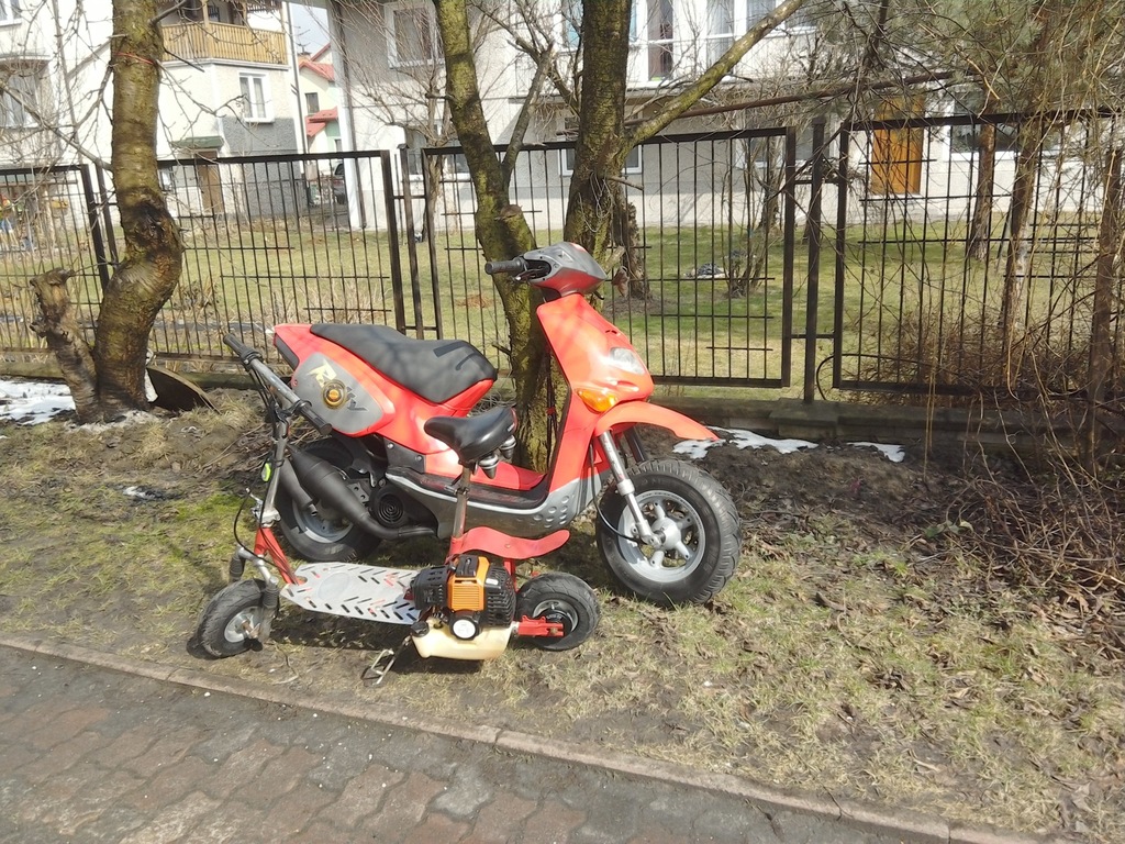Aprilia Rally + Hulajnoga spalinowa