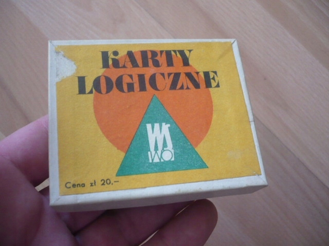 STARE NOWE KARTY LOGICZNE PRL