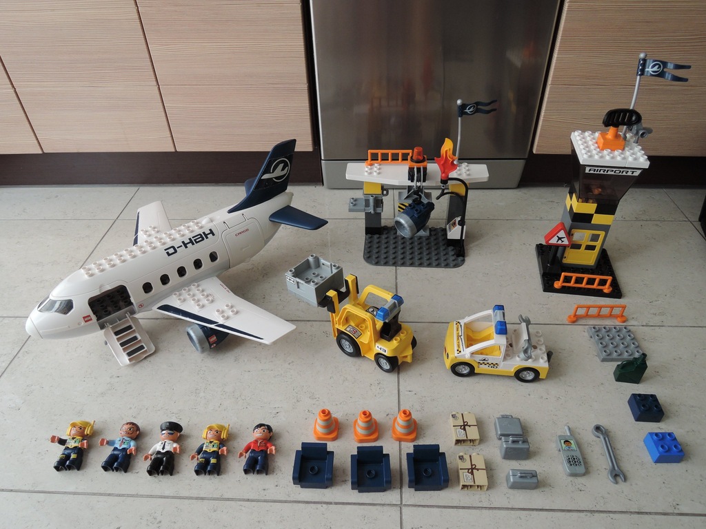 LEGO DUPLO 7840 PORT LOTNICZY samolot bdb - 7322798225 - oficjalne archiwum Allegro