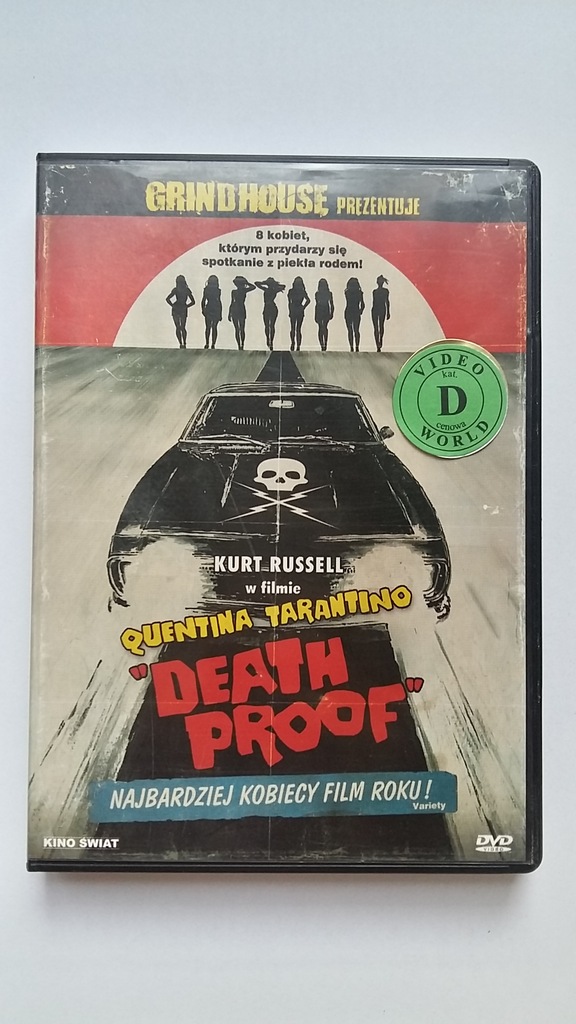 DEATH PROOF GRINDHOUSE DVD LEKTOR PL