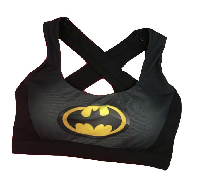 X226 BIUSTONOSZ STANIK SPORTOWY BATMAN S