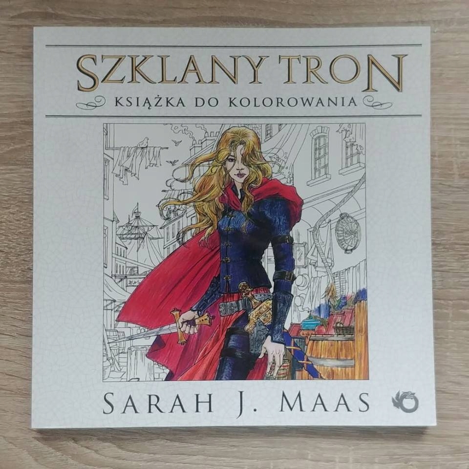 Szklany Tron- książka do kolorowania- Sarah Maas