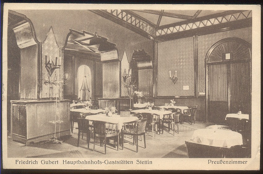 1939 SZCZECIN - RESTAURACJA DWORCOWA