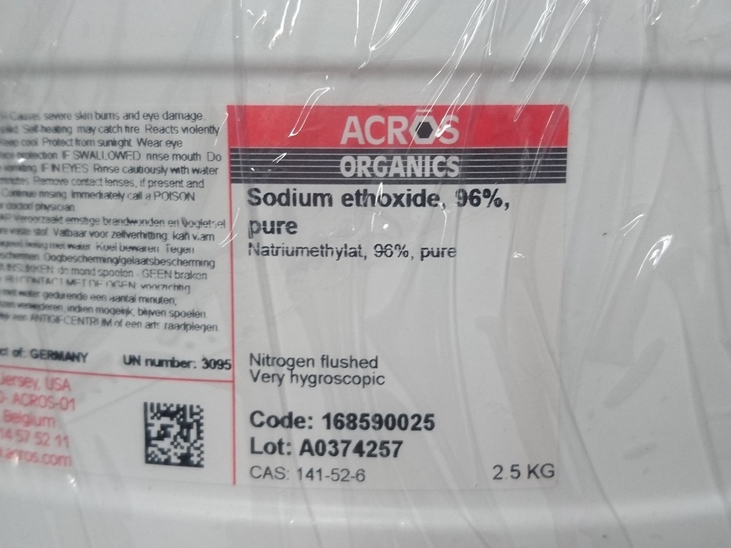 ETANOLAN SODU 10kg /sodium ethylate/
