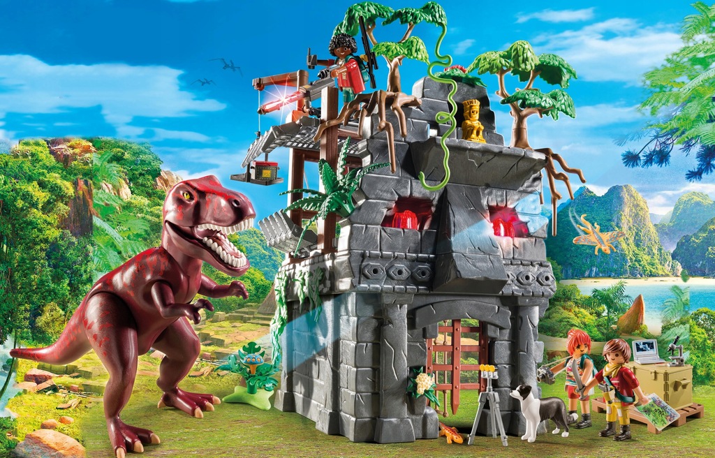 PLAYMOBIL 9429 Dinozaury OBOZOWISKO Z T-REXEM