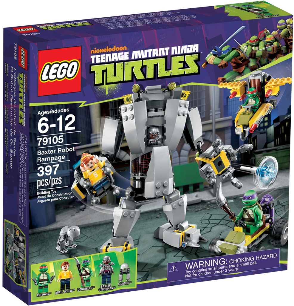 LEGO TURTLES 79105 ŻÓŁWIE NINJA ROBOT BAXTER sklep