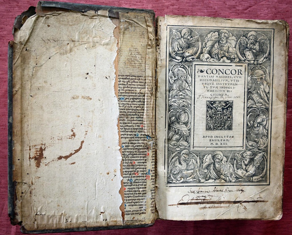 Segovia Biblia komentarz słownik 1521 + manuskrypt