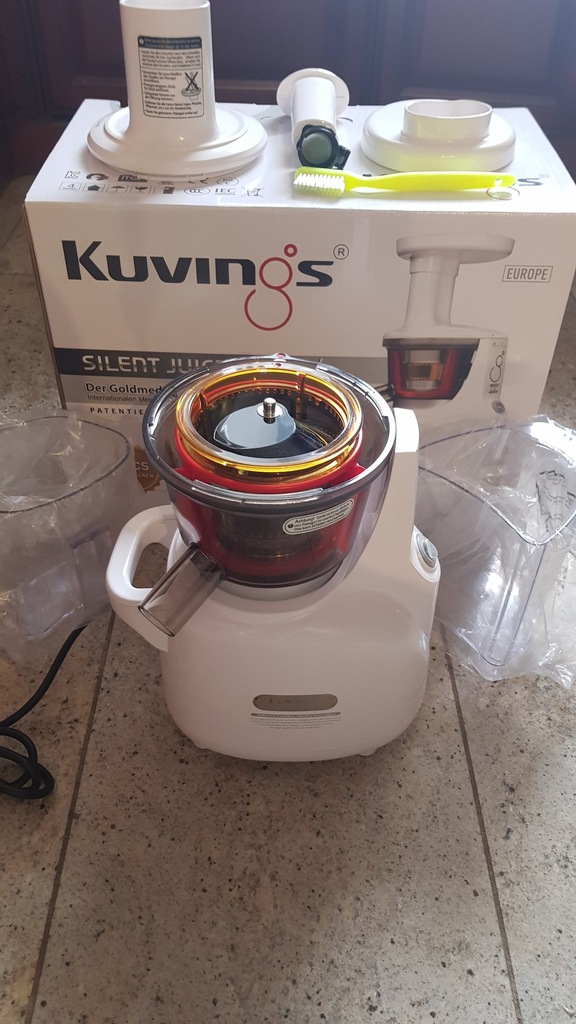  NOWA wyciskarka KUVINGS Silent Juicer biała 7244256152