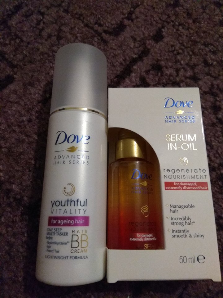 Zestaw Dove do włosów Serum in Oil & Krem BB