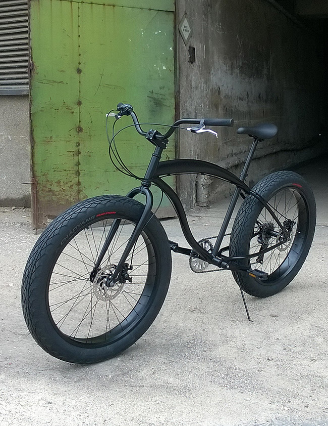 Custom FATBIKE / FAT-CRUISER OOZEE FatRacer CZARNY