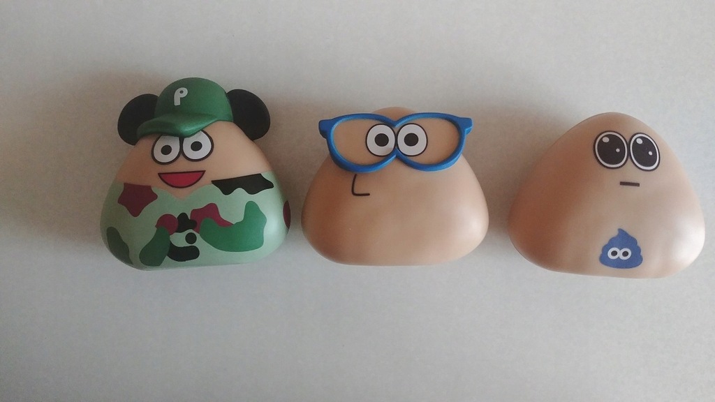 POU - FIGURKA / FIGURKI ZESTAW TRZECH