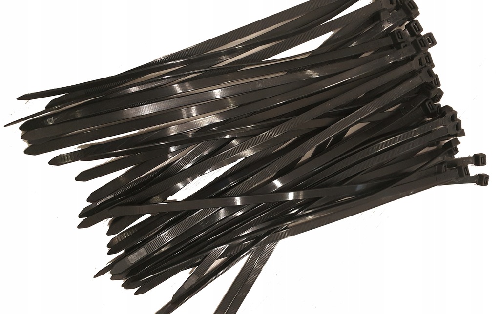 Opaski kablowe Trytytki Zipy 300x7,6mm Czarne 50sz