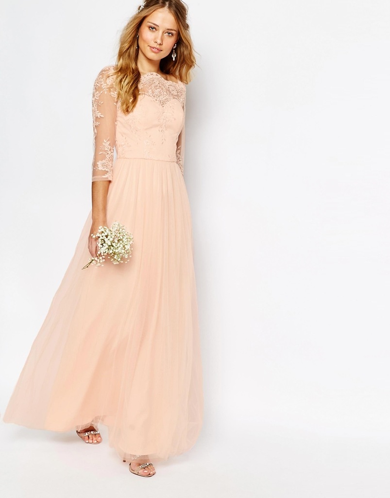 CHI CHI LONDON VICTORIA SUKIENKA MAXI ROZ. 36 S