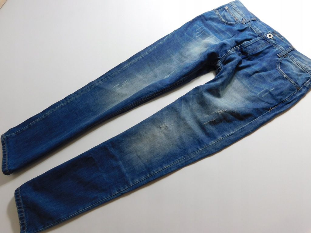 FIRETRAP spodnie przetarcia jeansy jeans 32/32