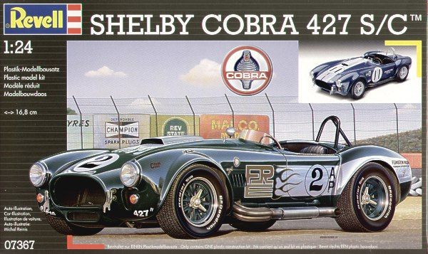 REVELL 1:24 07367 SHELBY COBRA 427 S/C