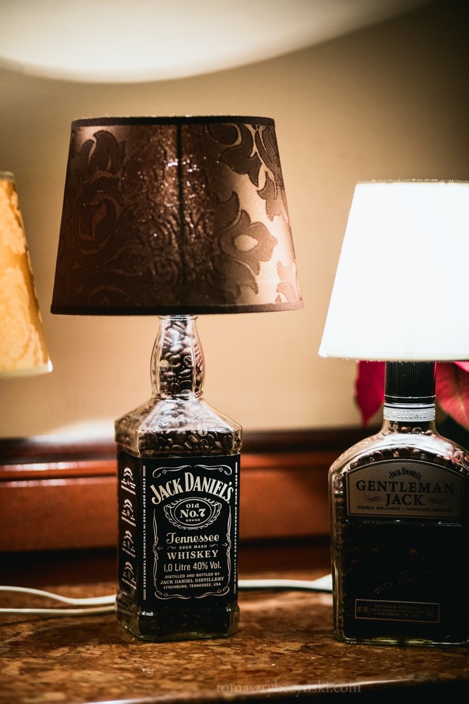 Rękodzieło Lampa Jack Daniel - lampka daniels