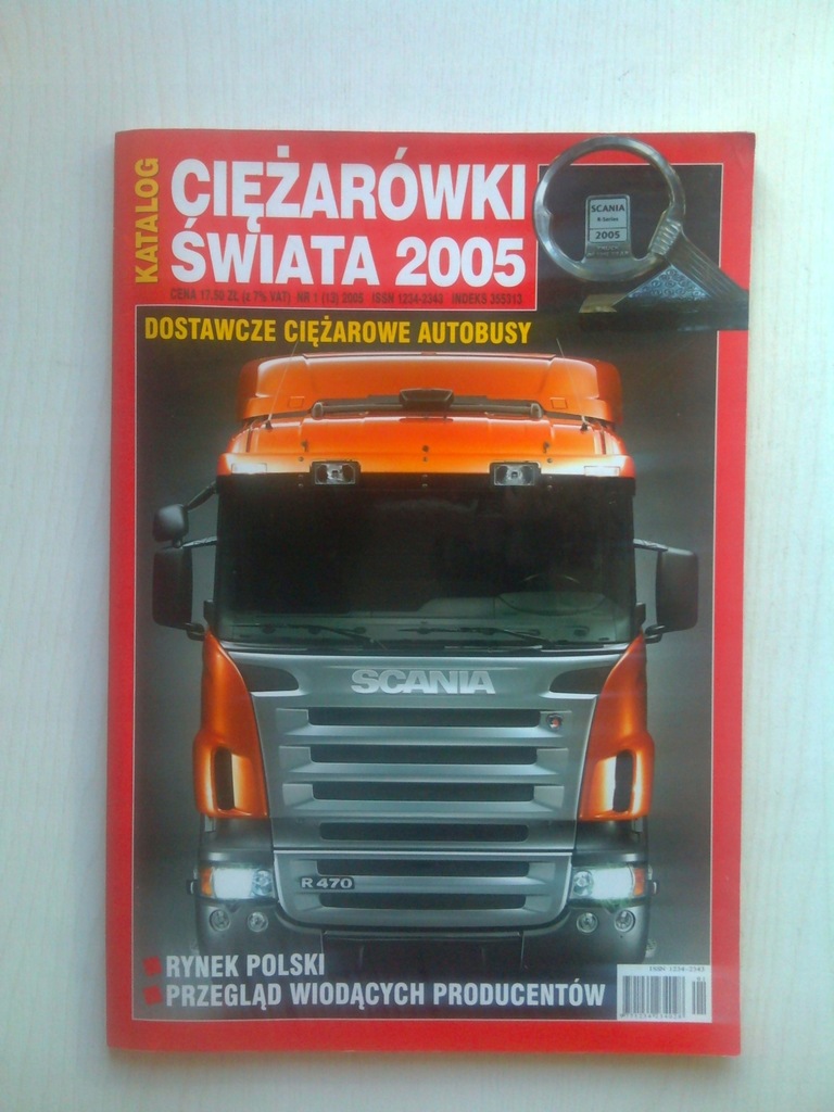 KATALOG CIĘŻARÓWKI ŚWIATA 2005 DOSTAWCZE AUTOBUSY