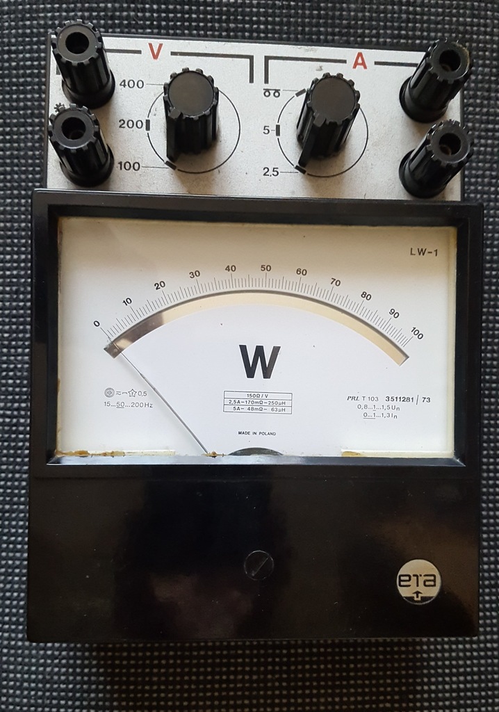 Watomierz analogowy LW 1