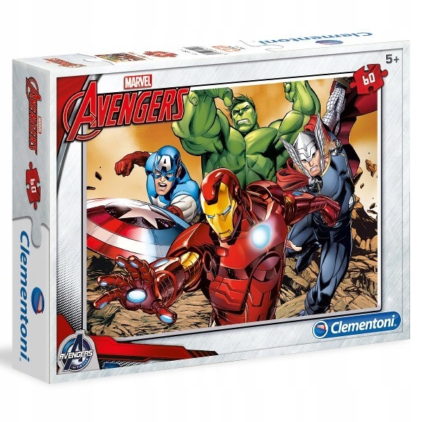 Clementoni 60 ELEMENTÓW Avengers