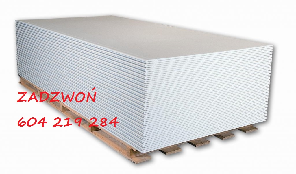 Płyta Gk Ciężar Objętościowy Norma Płyta GK, Regips, Gips karton 2,6x1,2 m - 6679120466 - oficjalne