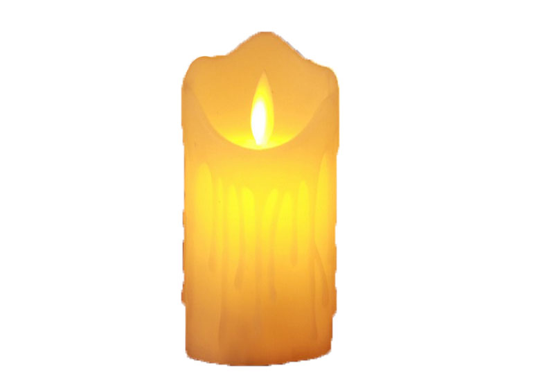 Świeca Led z Ruchomym płomieniem, znicz wkład 20cm