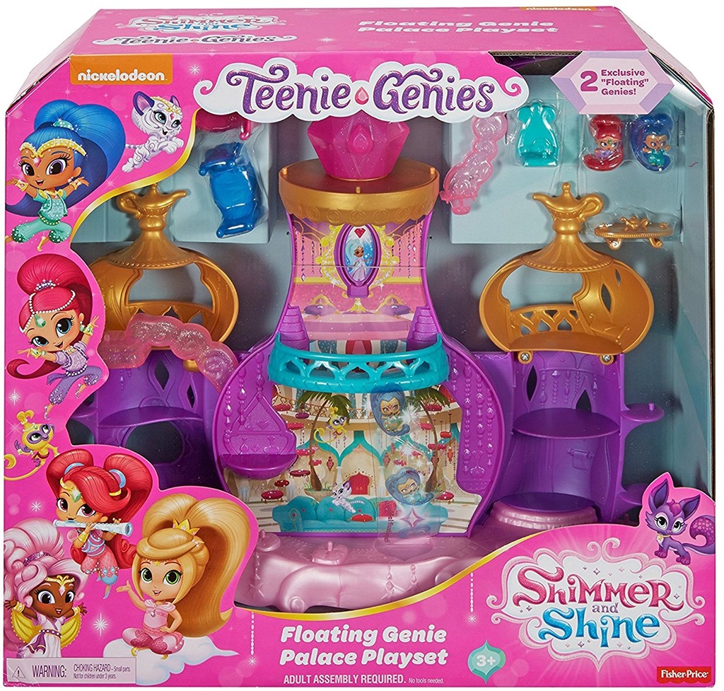 SHIMMER I SHINE PAŁAC ZAMEK+FIGURKI FISHER PRICE - 7297680190 ...