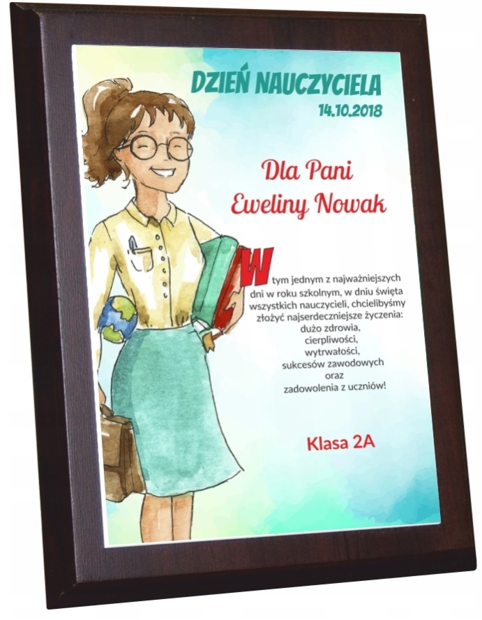 Podziękowania dzień nauczyciela wychowawcy Prezent