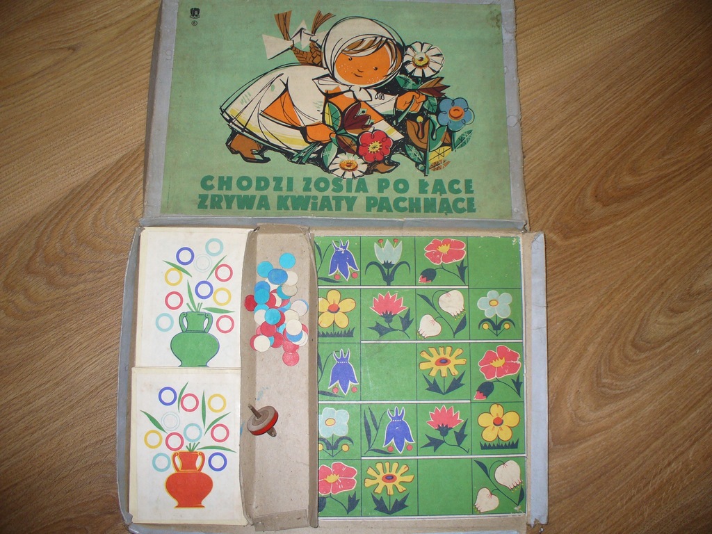 Chodzi Zosia ...gra planszowa w kolory- lata 60-te