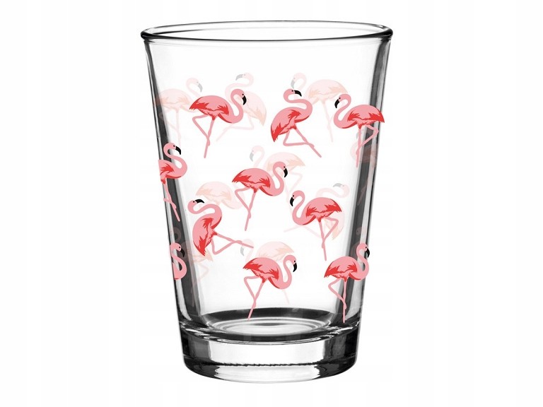 Szklanka 250ml Flamingi TROPIKI
