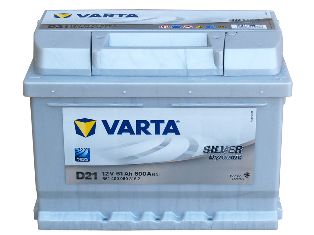 Akumulator VARTA SILVER DYNAMIC D21 61Ah/600A - 7195403609 - oficjalne ...