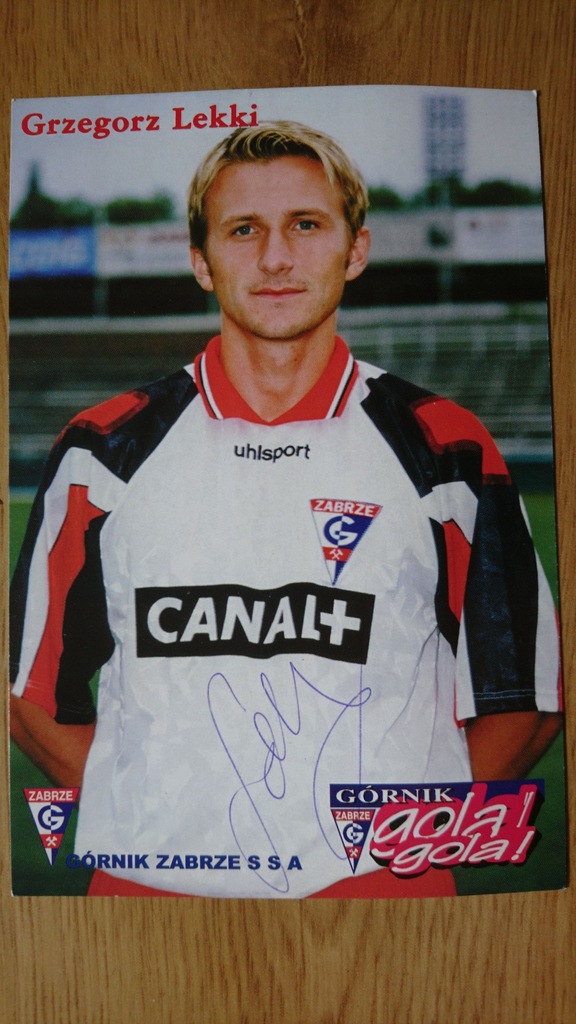 Autograf Grzegorz Lekki Górnik Zabrze